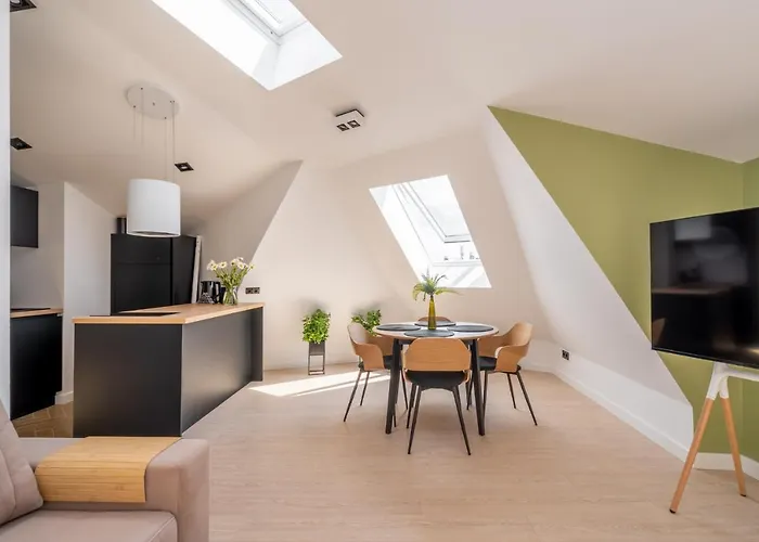 Spacious Mansard In The Old Town Daire